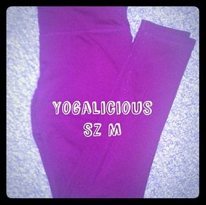 Pink Yogalicious Yoga Pants